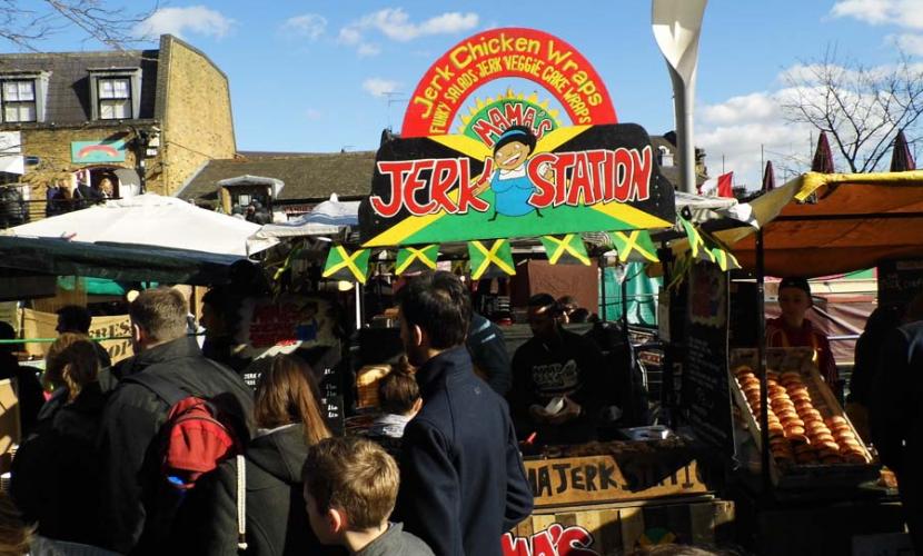 Camden Lock Market - Jerk chicken