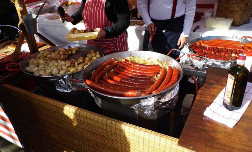 Camden Lock Market - Sousages Stall