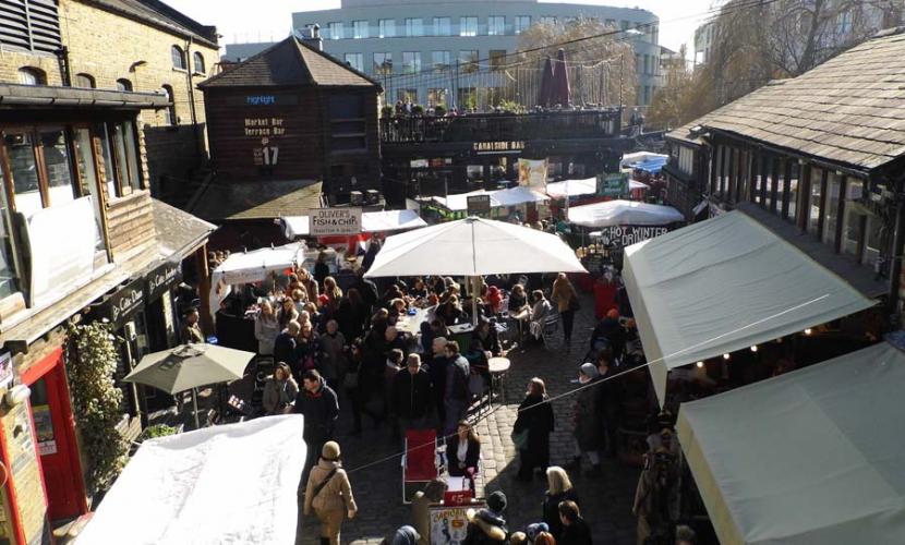 Camden Lock Market Stalls