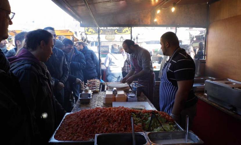 Camden Town is very famous for food markets